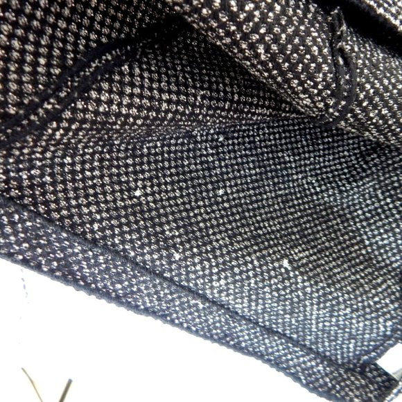 ST JOHN COLLECTION MARIE GRAY sweater dress knit FLAWED sleeveless black gray 12 - Picture 10 of 11